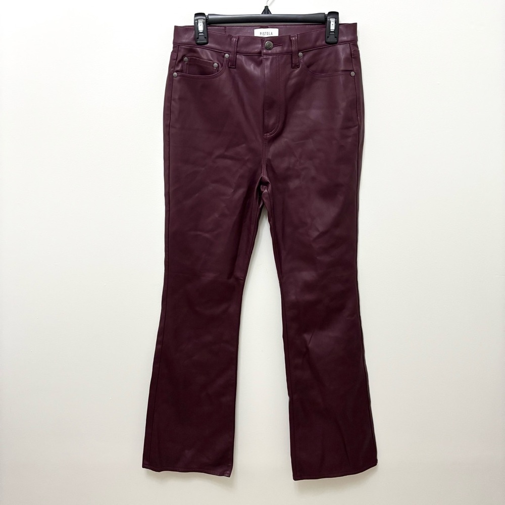 Pistola Burgundy Boot Cut Pants